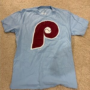Fanatics Philadelphia Phillies Throwback Sky Blue Tee